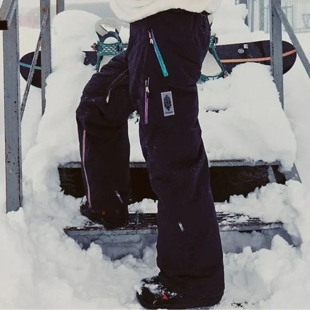 Free People FP Movement On The Ascend Insulated Ski Pants Black Womens XL